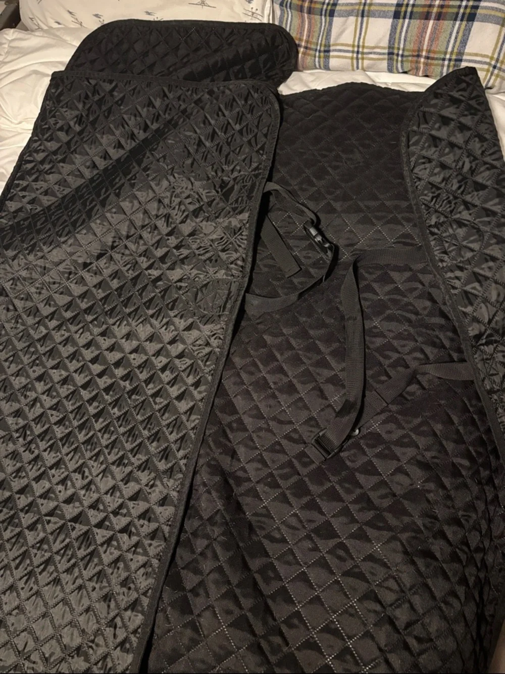 Quilted Black Dog Car seat cover- Pet Transport
